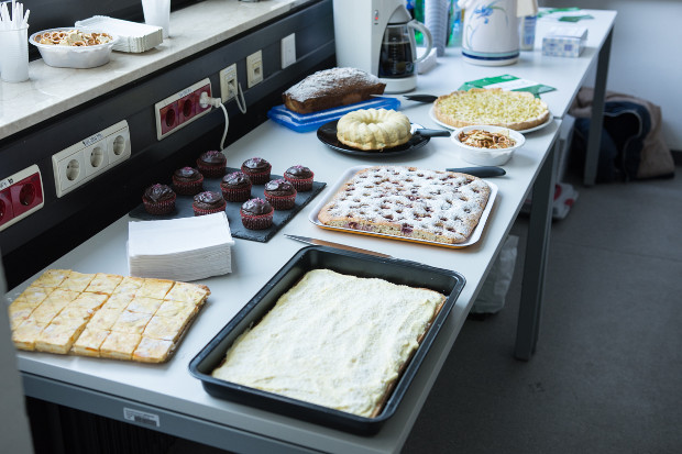 Schmackhaftes Kuchenbuffet