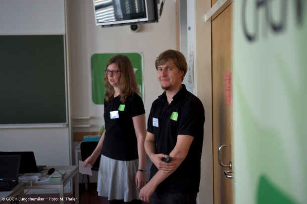 Béatrice Daleiden und Daniel Menia present the activities of the regional team Innsbruck