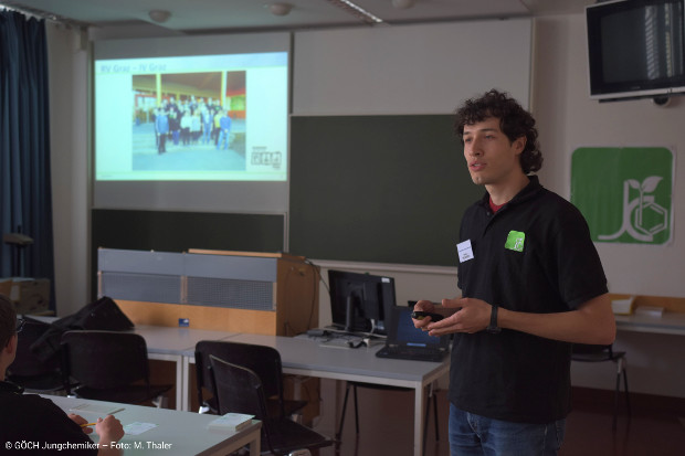 Stefan Felderer presents the activities of the regional team Graz